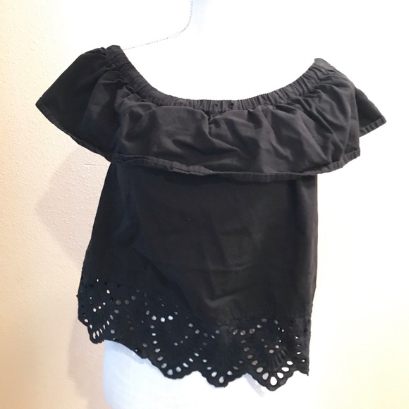 Madewell off shoulder top - Picture 3 of 4